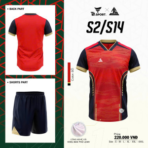 ÁO BÓNG ĐÁ S2/S14